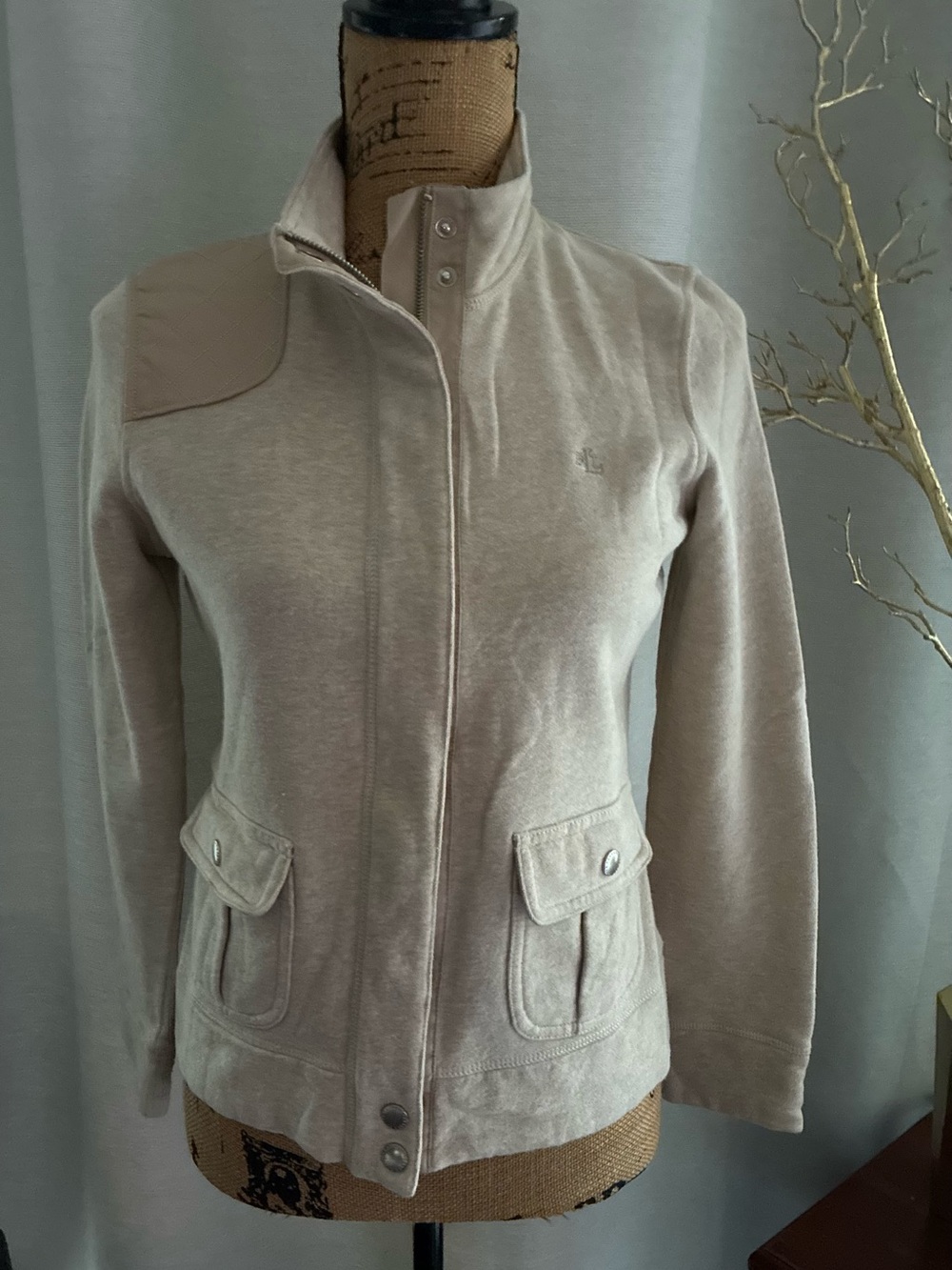 Ralph Lauren Women's Light Beige Utility Jacket